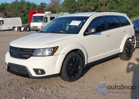2017 Dodge Journey Sxt из США, поврежденный, VIN 3C4PDCBB4HT684407